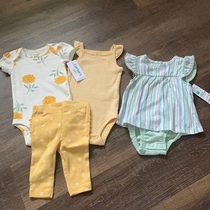 Carter’s baby girl 3 month lot. NWT